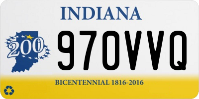 IN license plate 970VVQ