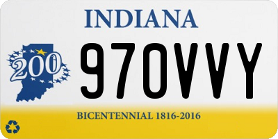 IN license plate 970VVY