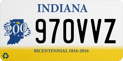 IN license plate 970VVZ