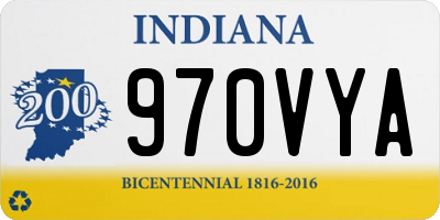 IN license plate 970VYA