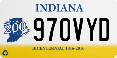 IN license plate 970VYD