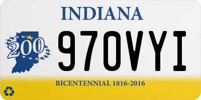 IN license plate 970VYI