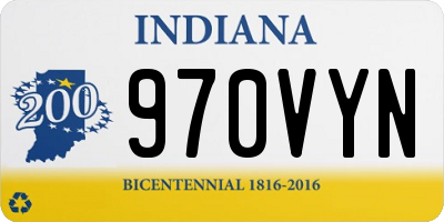 IN license plate 970VYN