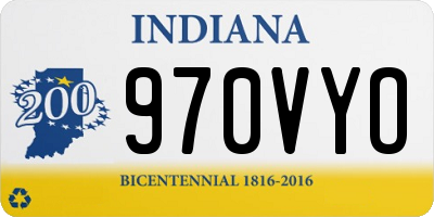 IN license plate 970VYO
