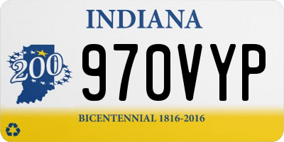 IN license plate 970VYP