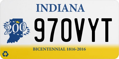 IN license plate 970VYT