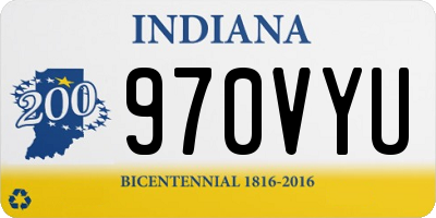 IN license plate 970VYU