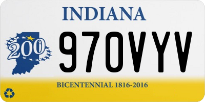 IN license plate 970VYV