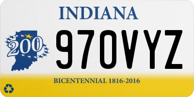 IN license plate 970VYZ