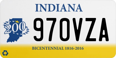 IN license plate 970VZA