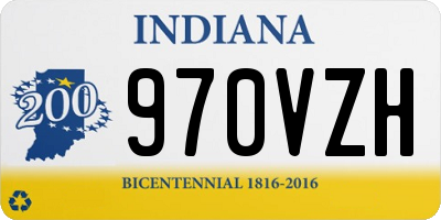 IN license plate 970VZH