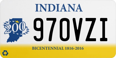 IN license plate 970VZI