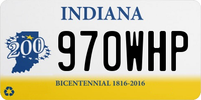 IN license plate 970WHP