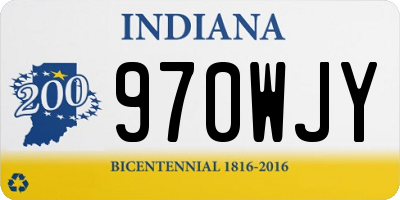 IN license plate 970WJY