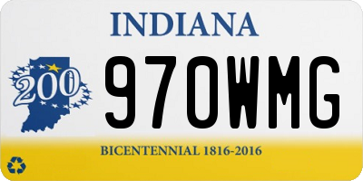 IN license plate 970WMG