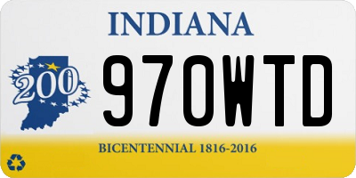 IN license plate 970WTD