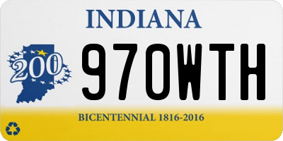 IN license plate 970WTH