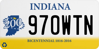 IN license plate 970WTN