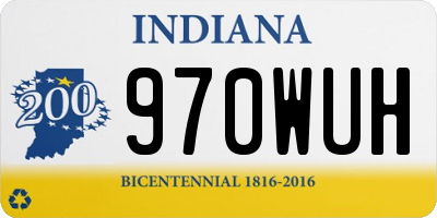 IN license plate 970WUH