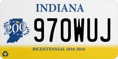 IN license plate 970WUJ