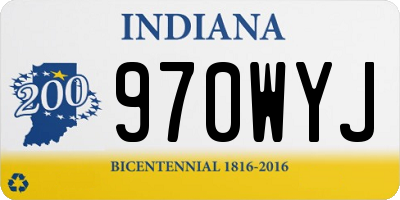 IN license plate 970WYJ