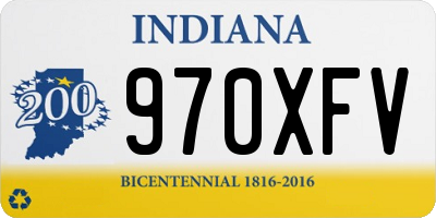 IN license plate 970XFV