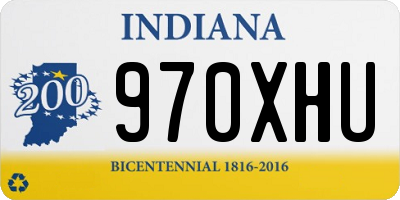 IN license plate 970XHU