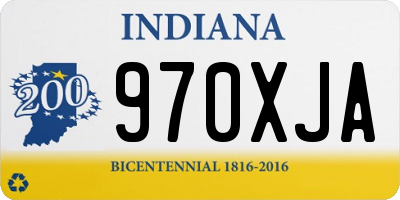 IN license plate 970XJA