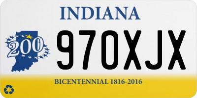 IN license plate 970XJX