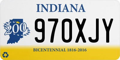 IN license plate 970XJY