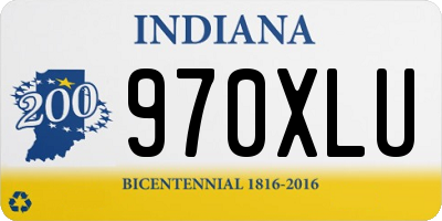 IN license plate 970XLU
