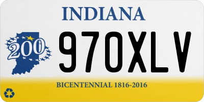 IN license plate 970XLV