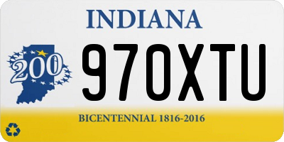 IN license plate 970XTU