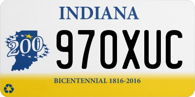 IN license plate 970XUC