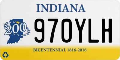 IN license plate 970YLH