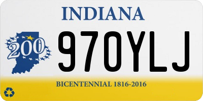 IN license plate 970YLJ