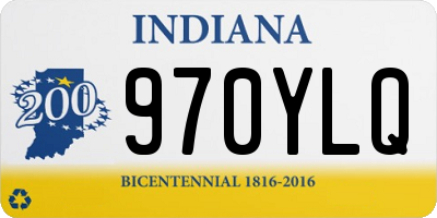 IN license plate 970YLQ