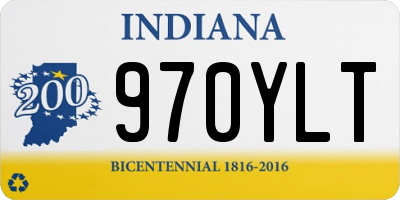 IN license plate 970YLT