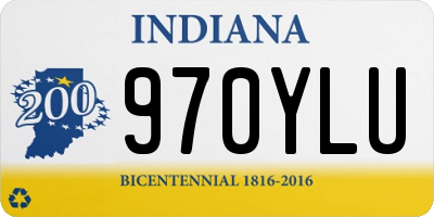IN license plate 970YLU