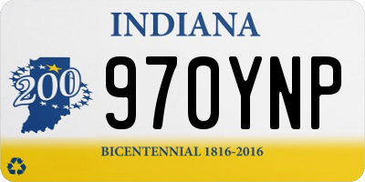 IN license plate 970YNP