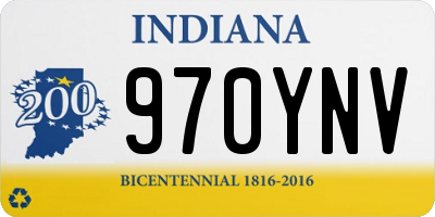IN license plate 970YNV