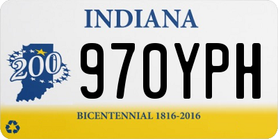 IN license plate 970YPH