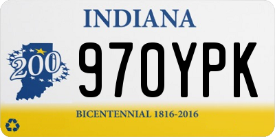 IN license plate 970YPK