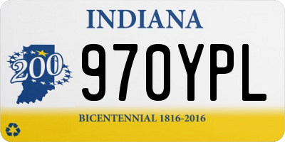IN license plate 970YPL