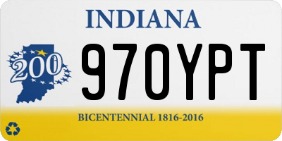 IN license plate 970YPT