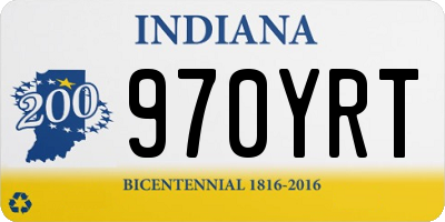 IN license plate 970YRT