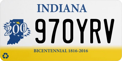 IN license plate 970YRV