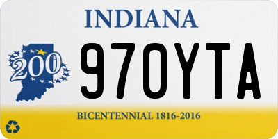 IN license plate 970YTA