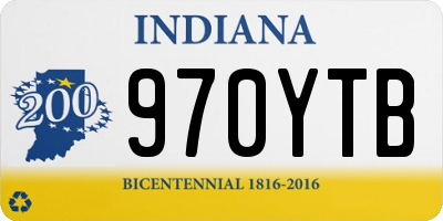 IN license plate 970YTB