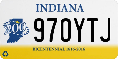 IN license plate 970YTJ